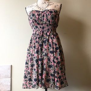 Urban outfitters strapless full skirt dress kimchi
